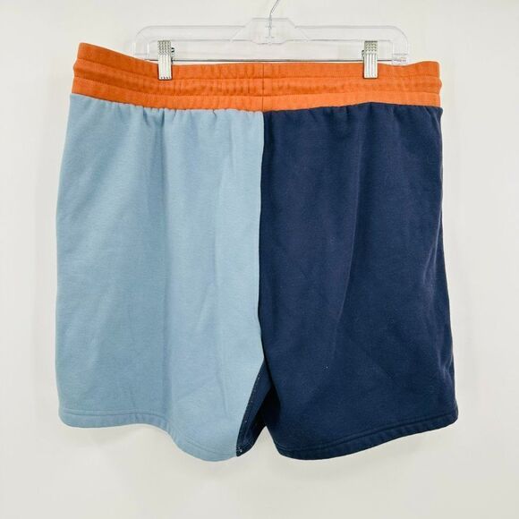 Fabletics Men's Size XXL Blue Color Blocked Fleece Lined Shorts - Picture 6 of 8